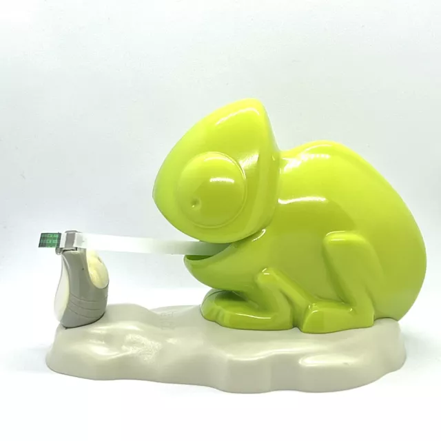 3M Scotch Green Chameleon Lizard Desktop Magic Tape Dispenser NO COLOR CHANGE