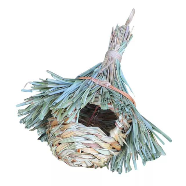 Nid D'oiseau En Paille Maison De Jardin Naturel Décor Cage À Oiseaux