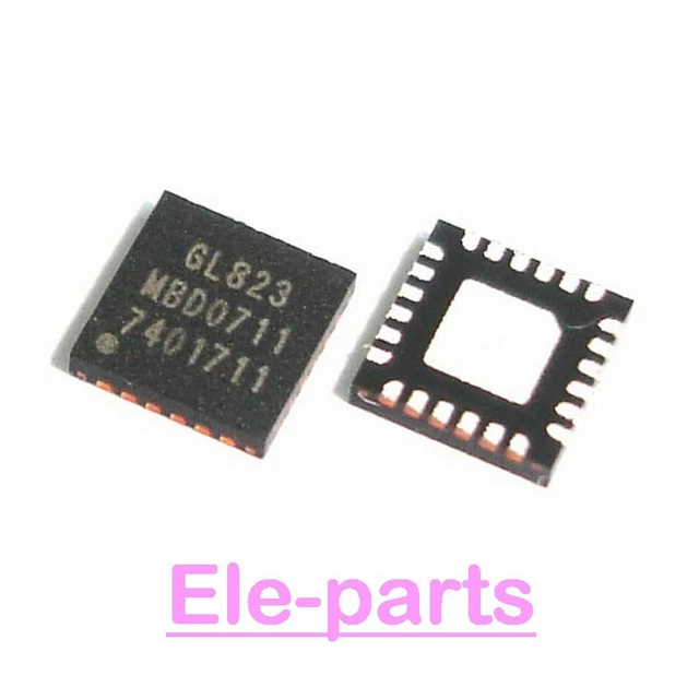 2 PCS GL823-B QFN-24 GL823 USB 2.0 SD/MMC Card Reader Controller Chip