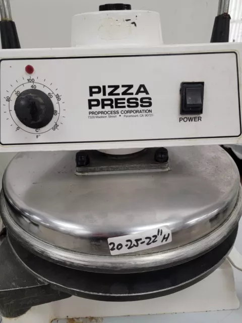 DoughXpress DM-18 120V Manual Pizza Dough Press