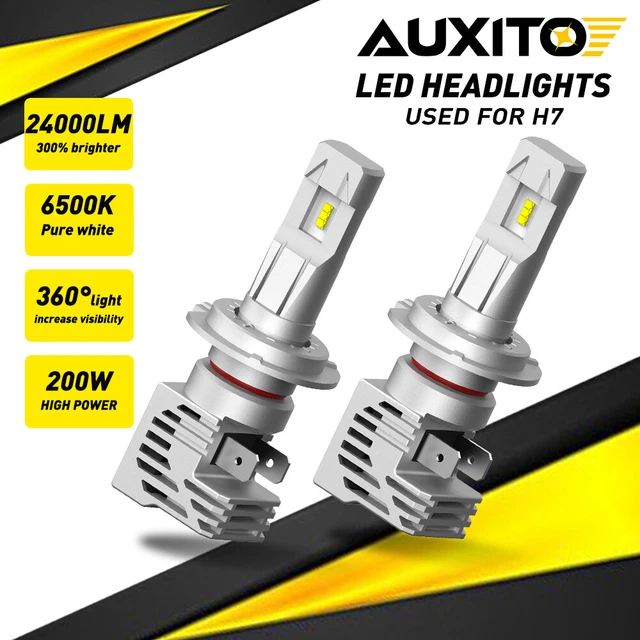 Fits Mercedes-Benz E W211 W210 W124 W212 LED H7 Headlight CANBUS 6500K Kit Bulbs