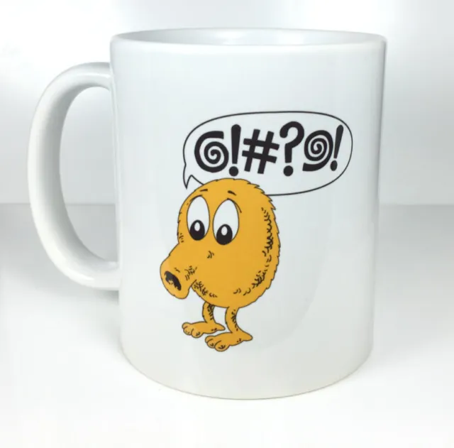 Q*Bert Arcade Ceramic Coffee Cup Mug 11oz Gottlieb NEW