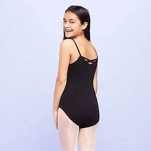 Dance Leotard Criss Cross  More Than Magic  Large Child Black Ballet Tap Jazz
