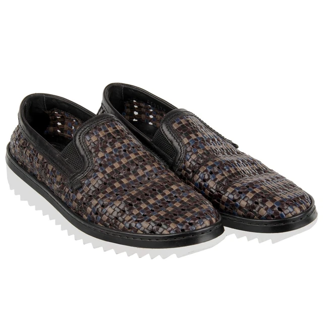 Mocassins Et Ceinture Dolce & Gabbana Milano - Cuir Bordeaux/rouge - Lot Neuf Avec Emballage - Édition Limitée