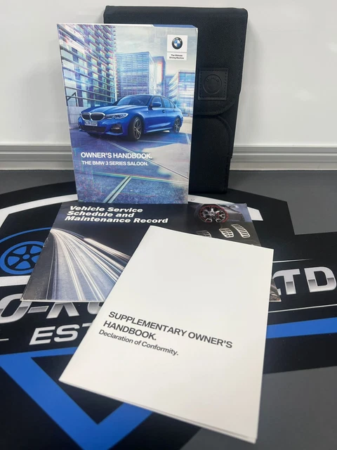 Owner Pack BMW 3 SERIES Saloon G20 Owners Pack / Handbook / Manual + Wallet 19-23 ...