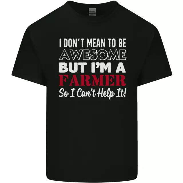 I Dont Mean to Be but Im a Farmer Tractor Mens Cotton T-Shirt Tee Top