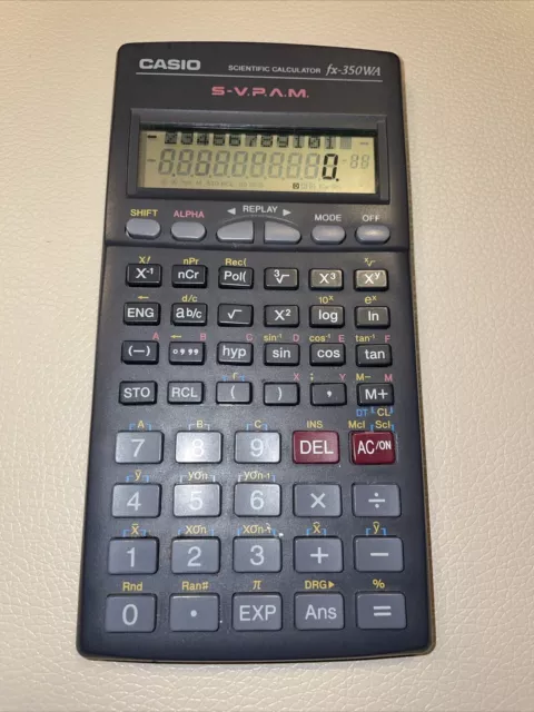 Casio fx- 350WA Taschenrechner Schule Studium Calculator