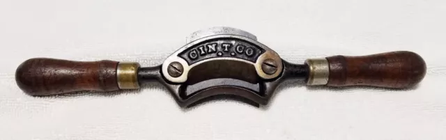 Early CIN TI Co Ornate Spoke Draw Shave Plane Draw Plane Tool Cincinnati Oh