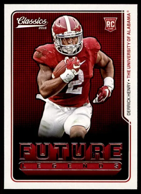 2016 Panini Classics Future Legends Derrick Henry Rookie Alabama Crimson Tide