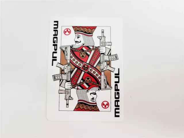 Magpul Playing Card Firearms Sticker Decal Military