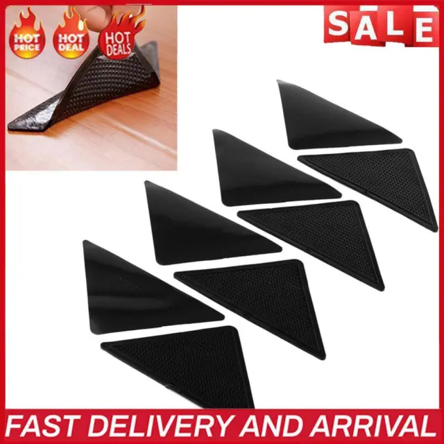 Triangle Rug Gripper Non-Brief PU Doormat Patch Washable Durable for Bathroom Car