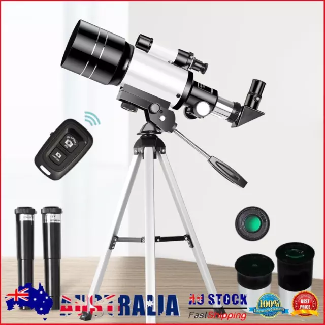 Durable Travel Telescope 70mm Aperture Refractor Astronomy Beginners Gifts AU