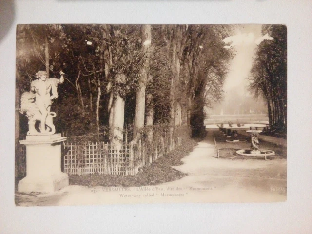 Cpa 78 VERSAILLES l allée d eau dite des Marmousets patras