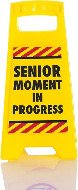 Boxer Gifts DK1006 Senior Moment Novelty Warning Sign | 11.80cm x 25cm