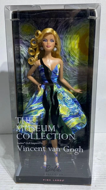 The Museum Collection Barbie Doll Inspired By Vincent Van Gogh 2010 Mattel