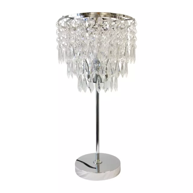 Jewelled twisted on sale table lamp
