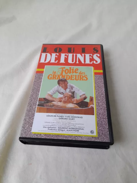 K7 Video Vhs La Folie Des Grandeurs Louis De Funes Yves Montand