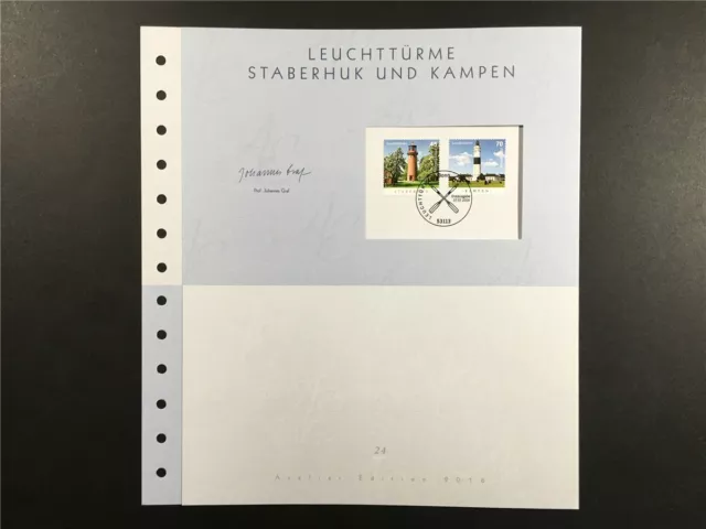 Brd Kunst-Edition 2016/24 Leuchttürme Leuchtturm Lighthouses