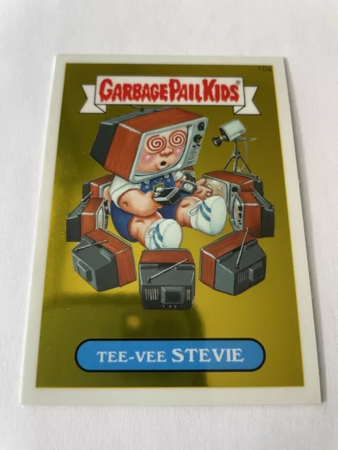 Carte Garbage Pail Kids TOPPS Les Crados GPK Chrome 2013 TEE-VEE STEVIE 10a