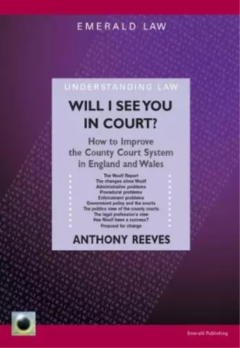 Anthony Reeves Will I See You In Court? (Poche)
