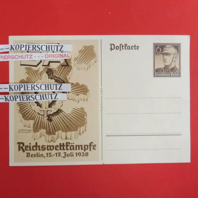 Orig Ak Wk 2 Ww 2 Feldpostkarte Reichswettkämpfe