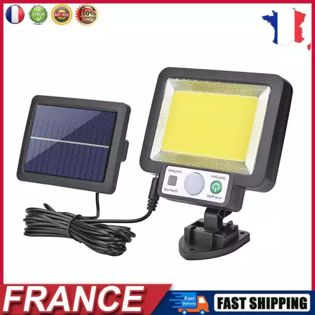 Applique Solaire Extérieure Étanche Capteur de Mouvement Lampe de Jardin Extérie