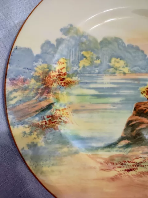 Royal Doulton Woodley Dale 10 1/4"  Plate 1932-1939 WW2 Excellent Condition 2