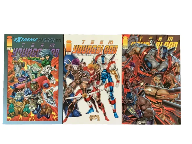Team Youngblood #8-10 Image 1994 Comic Books