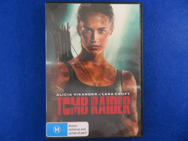 Tomb Raider - Alicia Vikander - DVD - Region 4 - Fast Postage !!