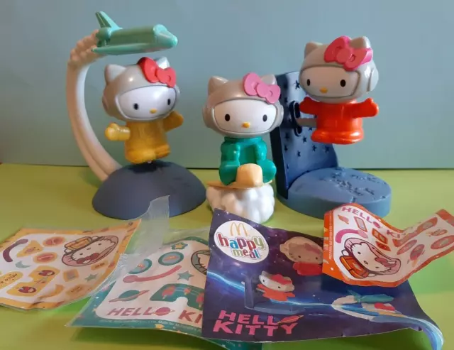 MC DONALD'S HAPPY MEAL Gadget Hello Kitty 2016 3 pezzi- HM04