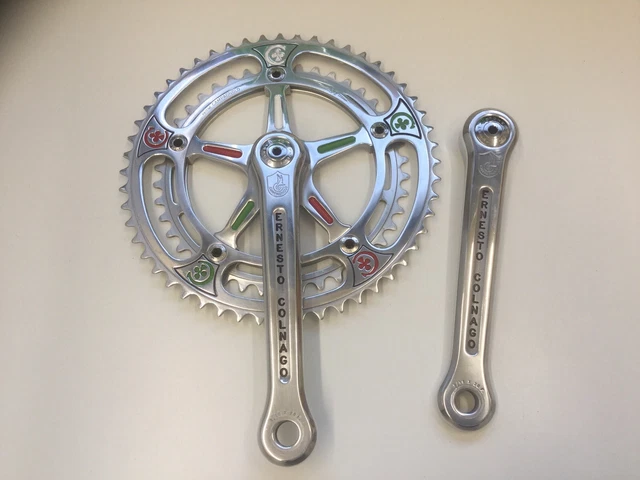 Vintage Ofmega Super Competizione Pista Guarnitura Rarissima Colnago Campagnolo