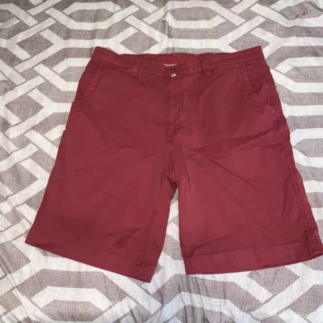 Robert Graham Men's Pioneer Burgundy Shorts Sz 36 (Read)!!!!