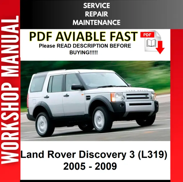 Land Rover Discovery 2005 2006 2007 2008 2009 Service Repair Workshop Manual