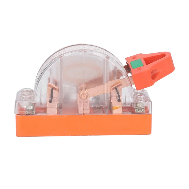 Interrupteur à Couteau Transparent 2P 32A Bipolaire Contre Les Chocs QC