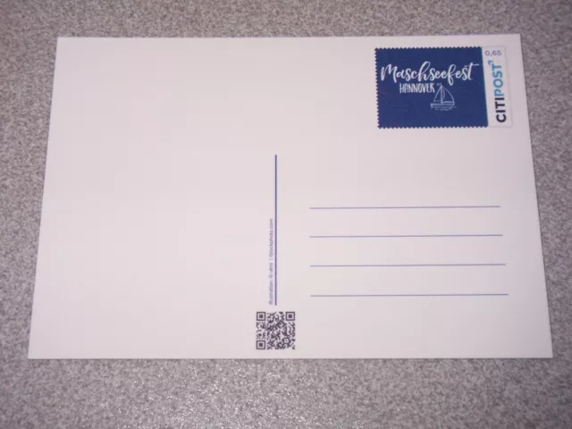 Privatpost Citipost Hannover Maschseefest 2023 Postkarte Ganzsache 65 Cent