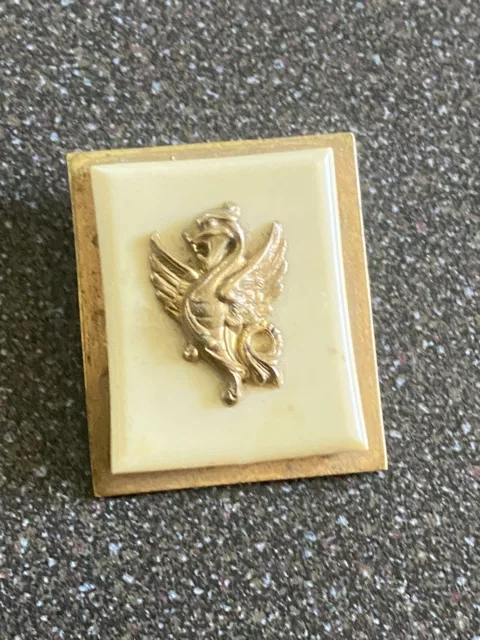 Broche Art Déco Jean Painlevé Griffon Bakelite Ou  galalithe