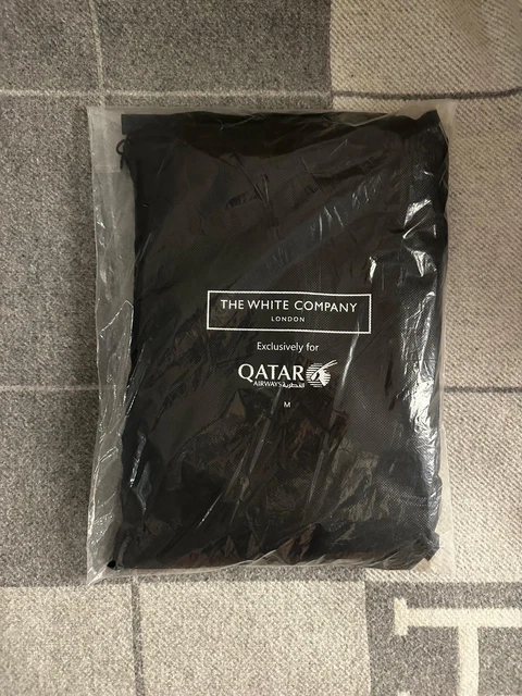 Pyjama Unisexe Qatar Airways The White Company - Neuf, Couleur Blanc, Idéal Pour Voyage Ou Détente