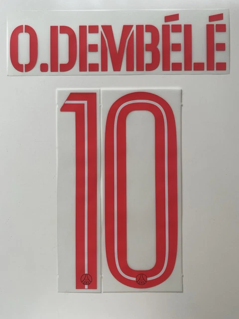 Flocage officiel Maillot Fourth Jordan 24/25 PSG Dembélé 10 Ligue des