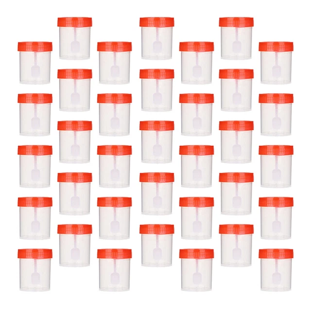 100 pz contenitore sgabello coppa campione coppe per raccolta campioni in plastica