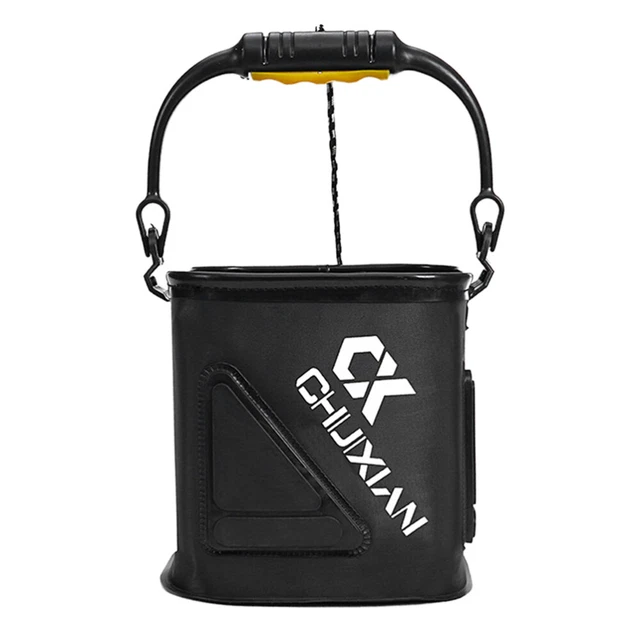 Accessoires Pêche Vive Seau à Poisson EVA Anti-Fuite Avec Aérateur USB - Seau Vairon Pliable Pour Pêche Extérieure Accessoires Pêche Vive Seau à Poisson EVA Anti-Fuite Avec Aérateur USB - Seau Vairon Pliable Pour Pêche Extérieure