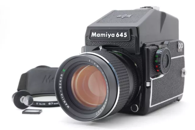 [NEAR MINT] Mamiya M645 1000S Film Camera AE Prism Finder C 80mm f1.9 Lens JAPAN