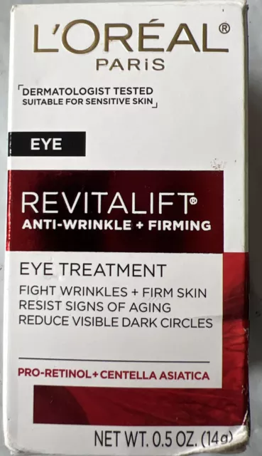 L'Oréal Paris Revitalift Anti Wrinkle + Firming Eye Cream Box Slightly Dented