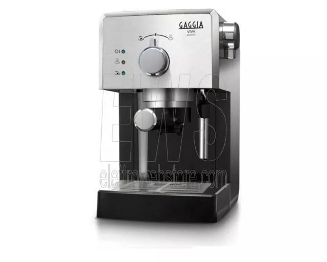 GAGGIA VIVA DELUXE Macchina caffe caffé manuale RI8435/11 inox cialde e  polvere EUR 109,90 - PicClick FR