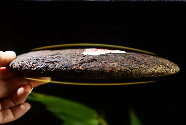 357g Great Original Pu-erh Tea Cooked Tea Cake Riped Tea Shu Pu'er Black Tea