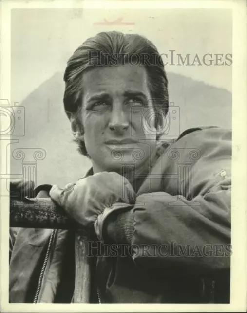 1973 Press Photo Actor George Hamilton in ABC's "Evel Knievel" - mjx75536