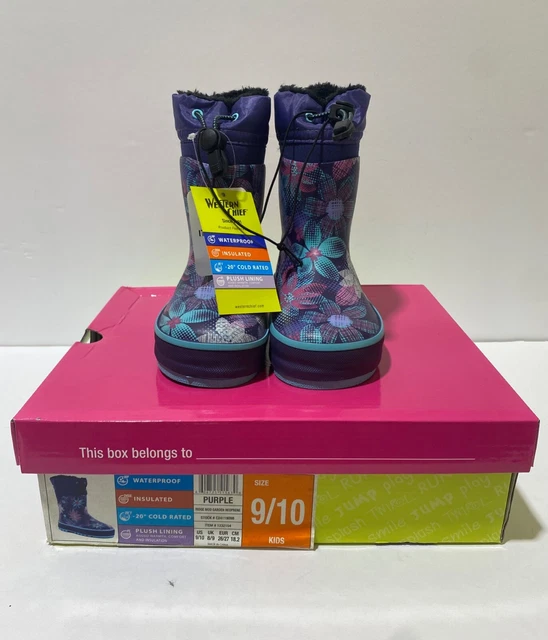 Western Chief Kids Neoprene Boot Size 9/10 Kids New With Box