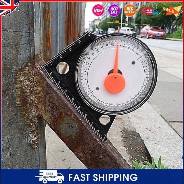 MEASURING TILT LEVEL Gauge Magnetic Slope Inclinometer Angle Finder ...