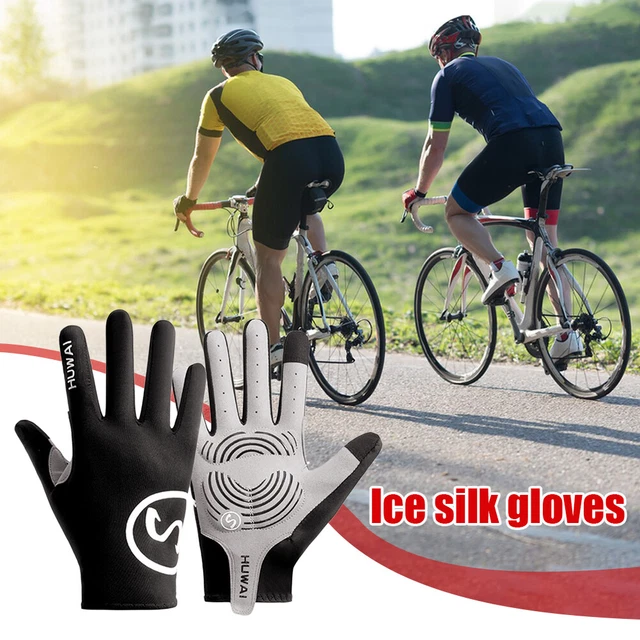 Vollfinger Fahrradhandschuhe Rutschfeste Reithandschuhe für den Sommersport (Sch