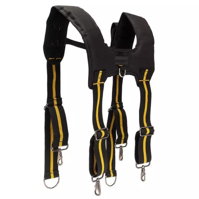 Adjustable Padded Heavy Duty Work Tool Belt Braces Suspenders for Tools Pouch A- 3