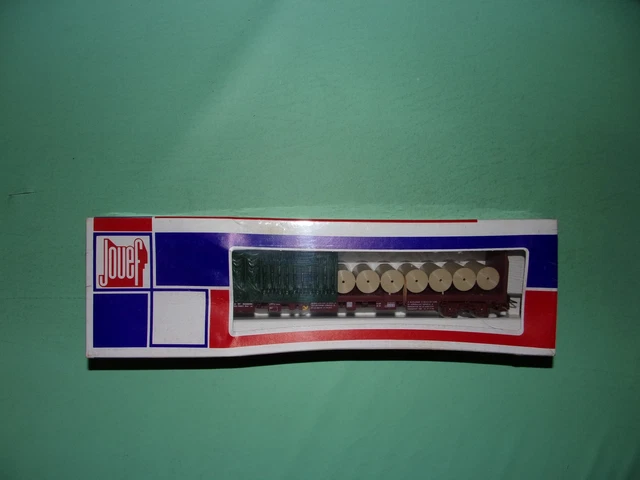 Wagon Jouef Demi-bâché N°6753 - Chargement Rouleaux - Modélisme Ferroviaire - NEUF